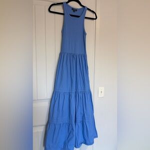 J. Crew Sky Blue Ribbed Sleeveless Top